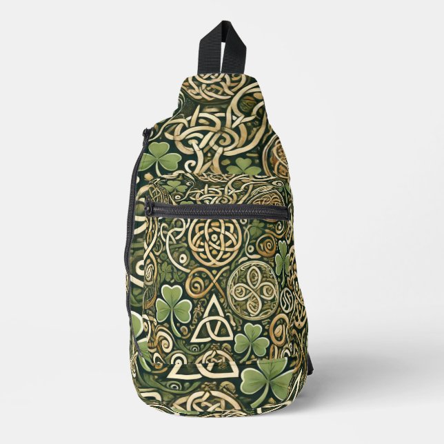 Celtic Bloom Sling Bag (Front)