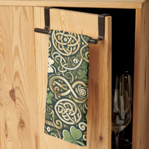 Celtic Bloom Tea Towel