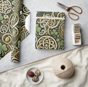 Celtic Bloom Wrapping Paper