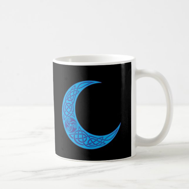 Celtic Blue Moon Coffee Mug (Right)