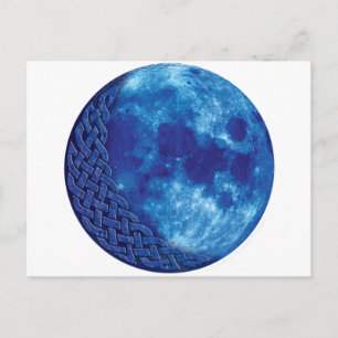 Celtic Blue Moon Postcard