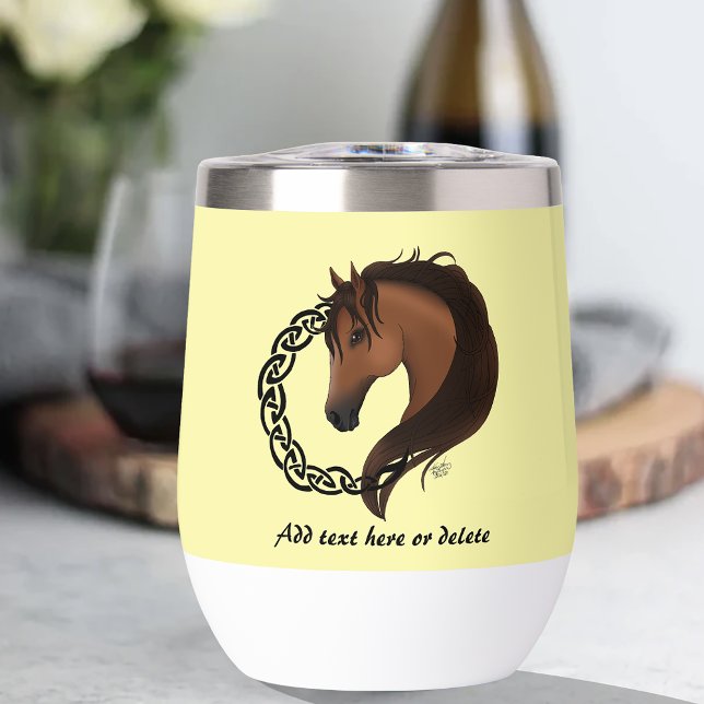 Celtic Brown Horse Yellow (Creator Uploaded)