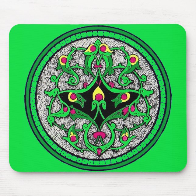 Celtic cartouche mouse mat (Front)