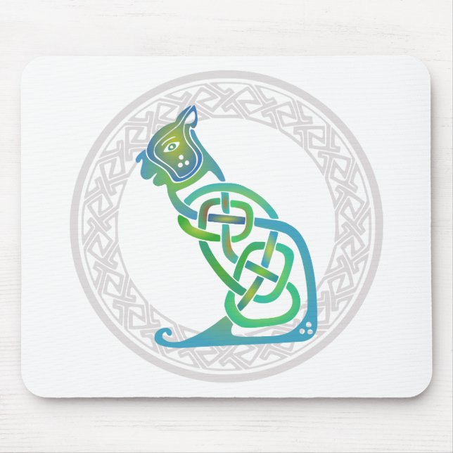 Celtic Cat Mouse Mat (Front)