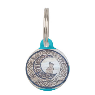 Celtic Cat Pet Tag