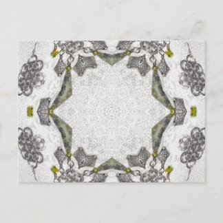 Celtic Chainlink Kaleidoscope Mandala Postcard