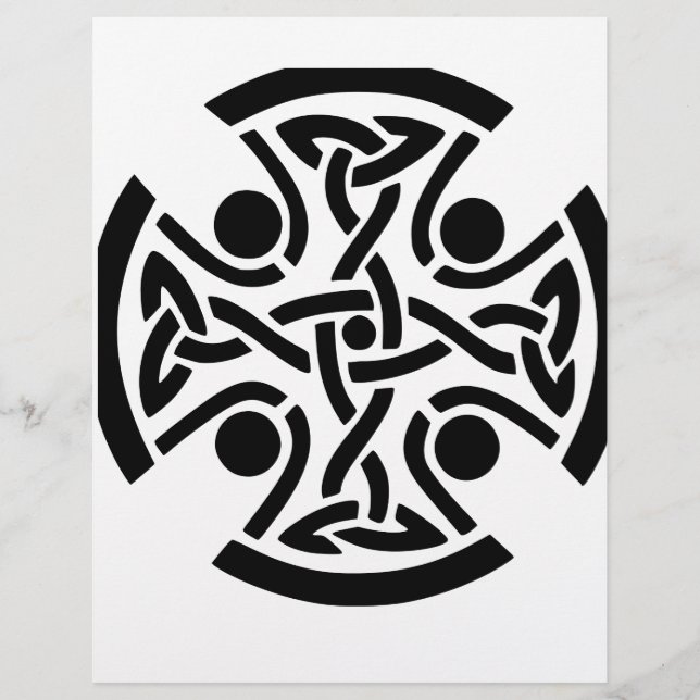 Celtic Christian cross  Flyer (Front)