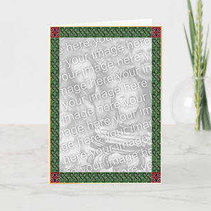 Celtic Christmas border card