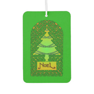Celtic Christmas Tree Car Air Freshener