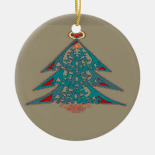 Celtic Christmas Tree Ornament