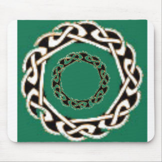 Celtic circles mouse mat