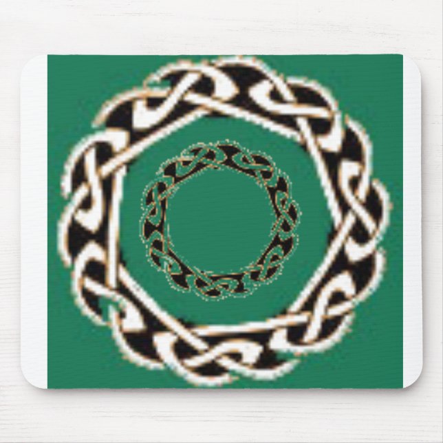 Celtic circles mouse mat (Front)