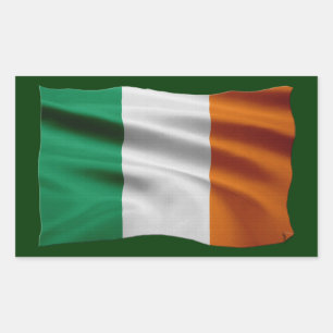 CELTIC CLASSICS Irish Flag Collection Rectangular Sticker
