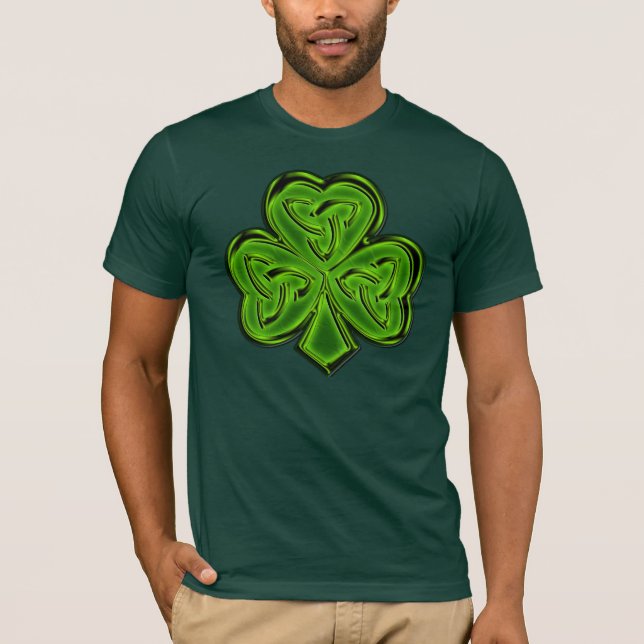 CELTIC CLOVER SHAMROCK T-Shirt Collection (Front)