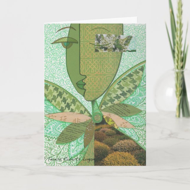 Celtic Collage Thank You Card (Front)