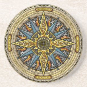 Celtic Compass Coasters