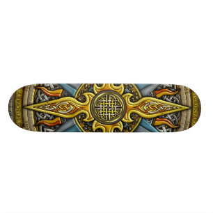 Celtic Compass Skateboard