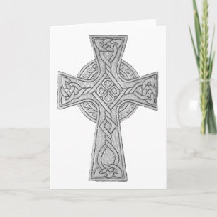 Celtic Cross 3 Black Card
