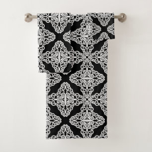 celtic cross bath towel set