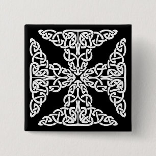 celtic cross button