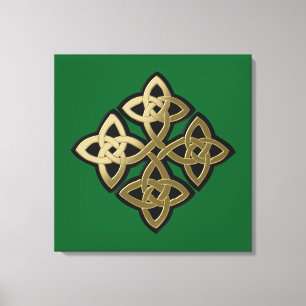 Celtic cross canvas print