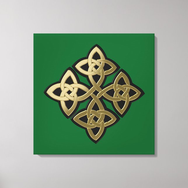 Celtic cross canvas print (Front)