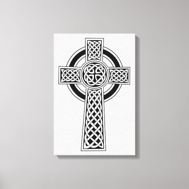 Celtic Cross Canvas Print (Front)