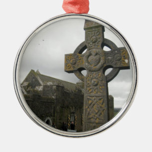 Celtic Cross, Cashel, Ireland Metal Tree Decoration