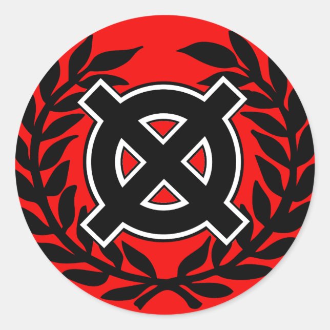 Celtic Cross   Classic Round Sticker (Front)