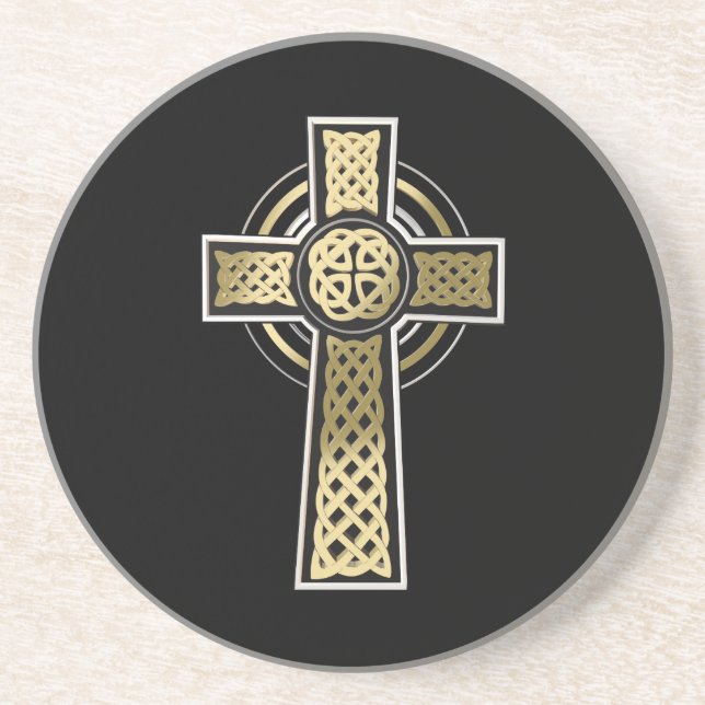 Celtic cross coaster (Front)