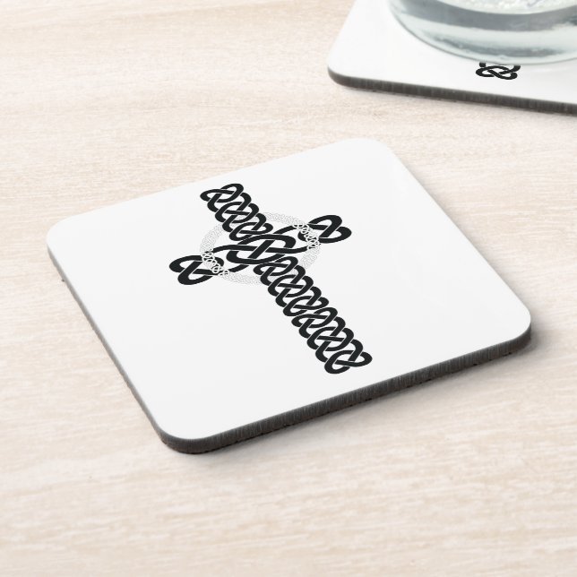 Celtic Cross Coaster (Left Side)