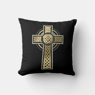 Celtic cross cushion