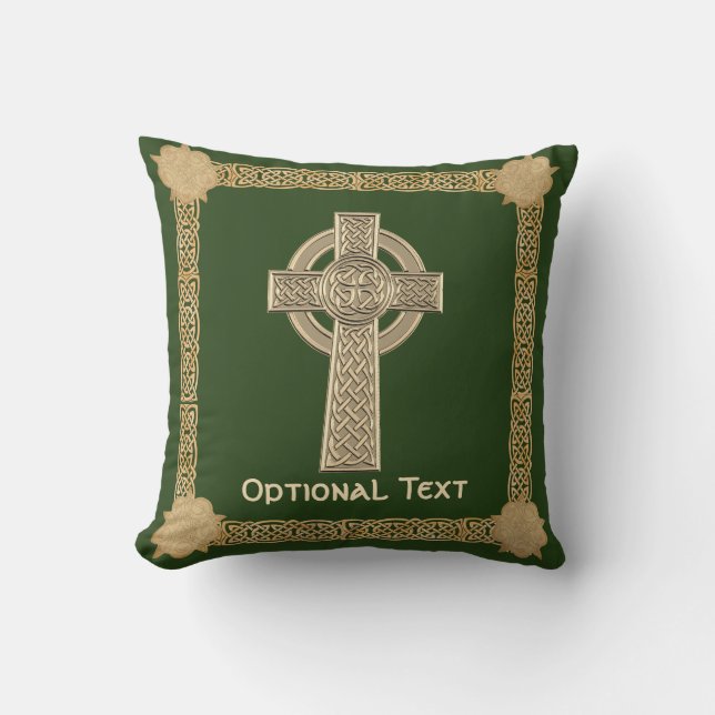 Celtic Cross Custom Cushion (Front)