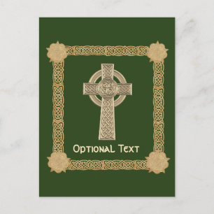 Celtic Cross Custom Postcard