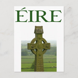 Celtic Cross Eire Irish Shirts and gifts Postcard