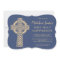 Celtic Cross First Communion Invitation for Boys