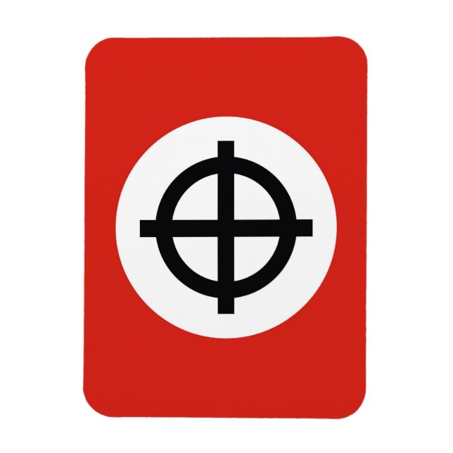 celtic cross flag magnet (Vertical)