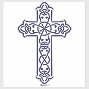 Celtic Cross Graphic Knotwork Art