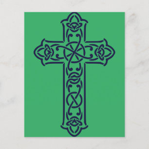 Celtic Cross Graphic Knotwork Art