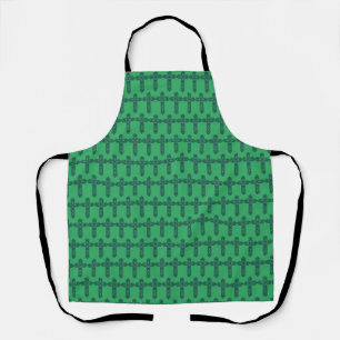 Celtic Cross Graphic Knotwork Art Apron