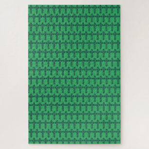 Celtic Cross Graphic Knotwork Art Jigsaw Puzzle