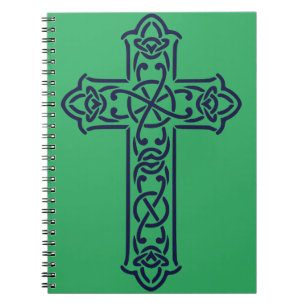 Celtic Cross Graphic Knotwork Art Notebook