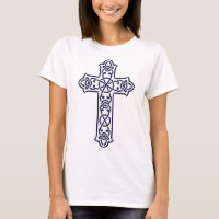 Celtic Cross Graphic Knotwork Art