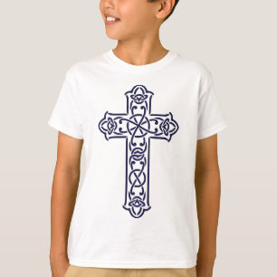 Celtic Cross Graphic Knotwork Art T-Shirt