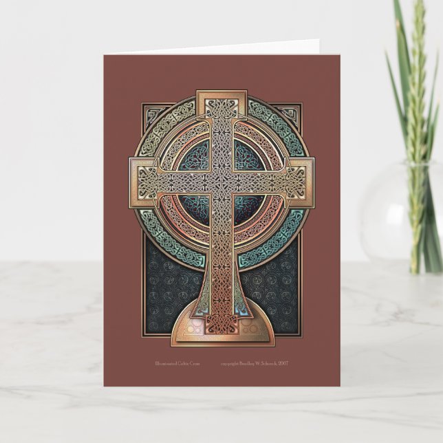 Celtic Cross Greeting Card (Front)