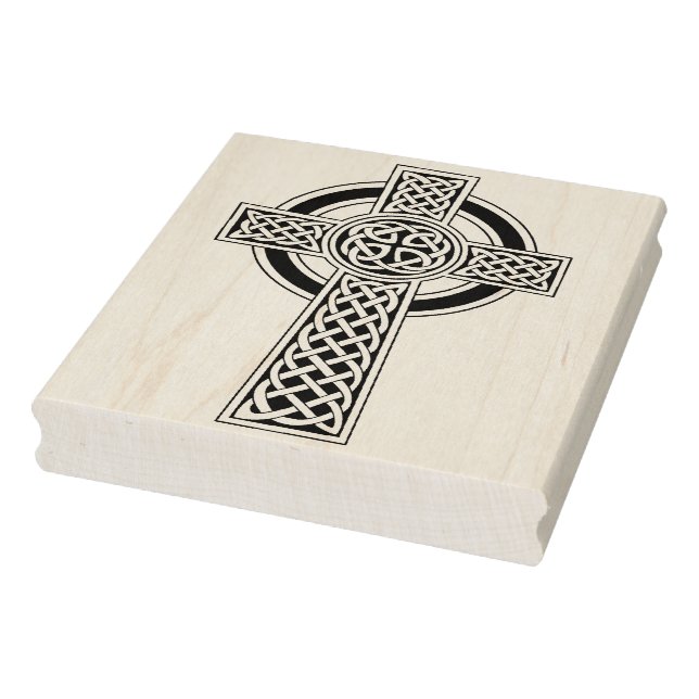 Celtic cross illustration art stamp (Stamp)
