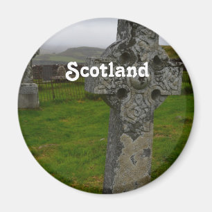 Celtic Cross in Scotland Magnet