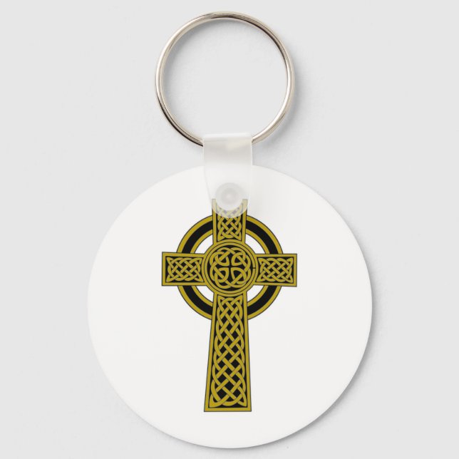Celtic Cross Key Ring (Front)