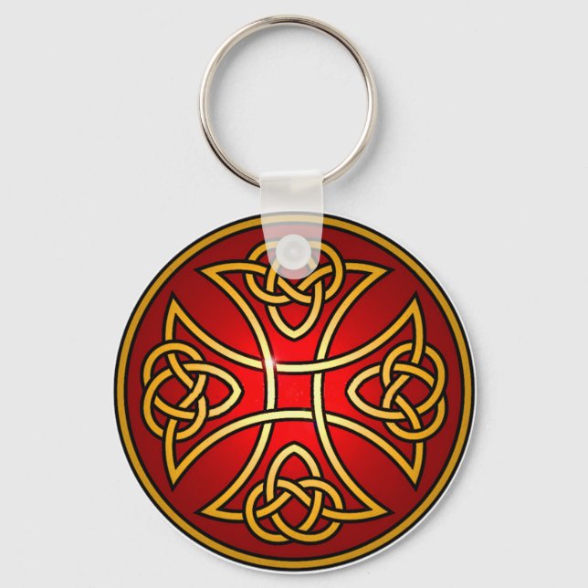 Celtic cross key ring (Front)