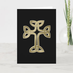 Celtic cross knot card